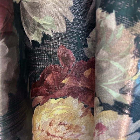 NWT Aidan Mattox B-Neck Cap Sleeve Pleated Dress Pink Multi Size 2 - Picture 5 of 8